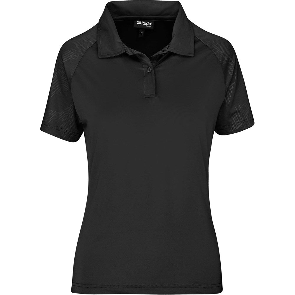 Ladies Santorini Golf Shirt BLACK