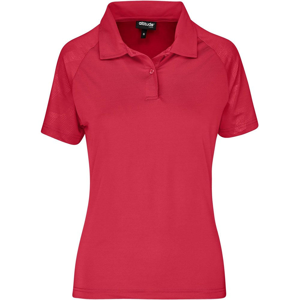Ladies Santorini Golf Shirt RED