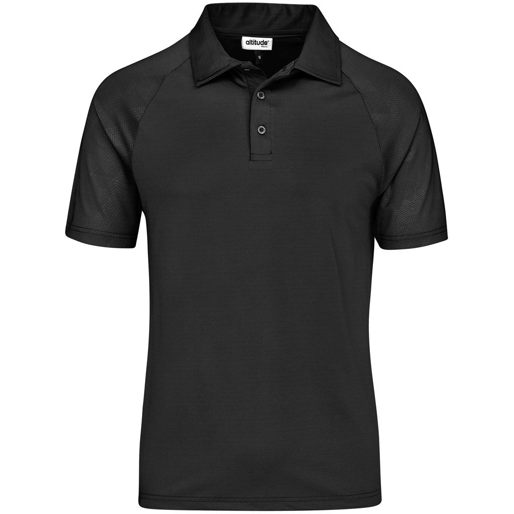 Mens Santorini Golf Shirt - Red