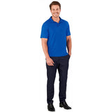 Mens Santorini Golf Shirt - Red