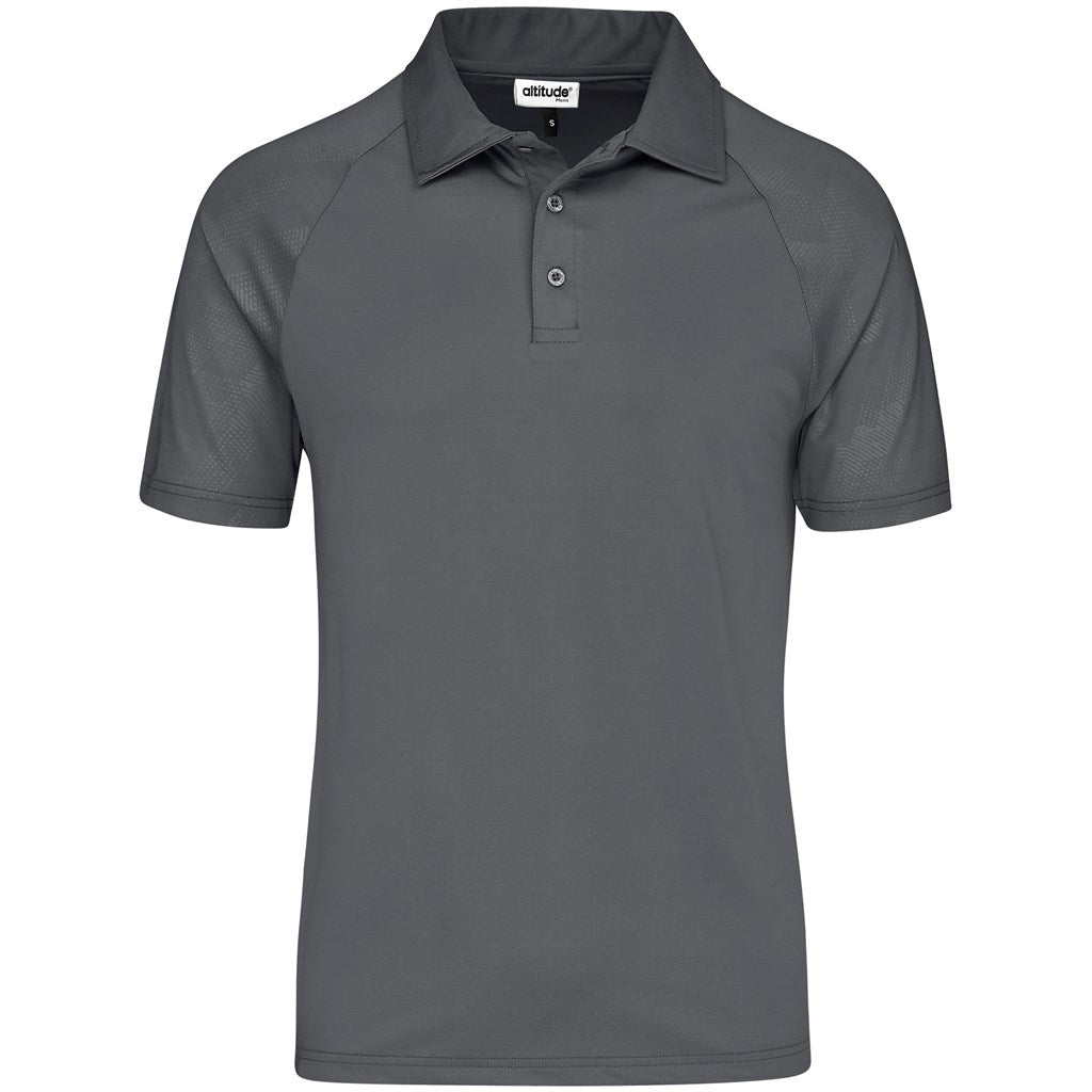 Mens Santorini Golf Shirt - Red