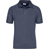 Mens Santorini Golf Shirt - Red GREY