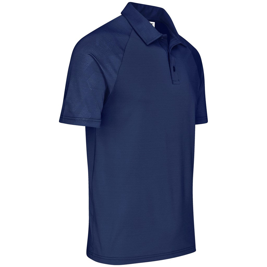 Mens Santorini Golf Shirt - Red