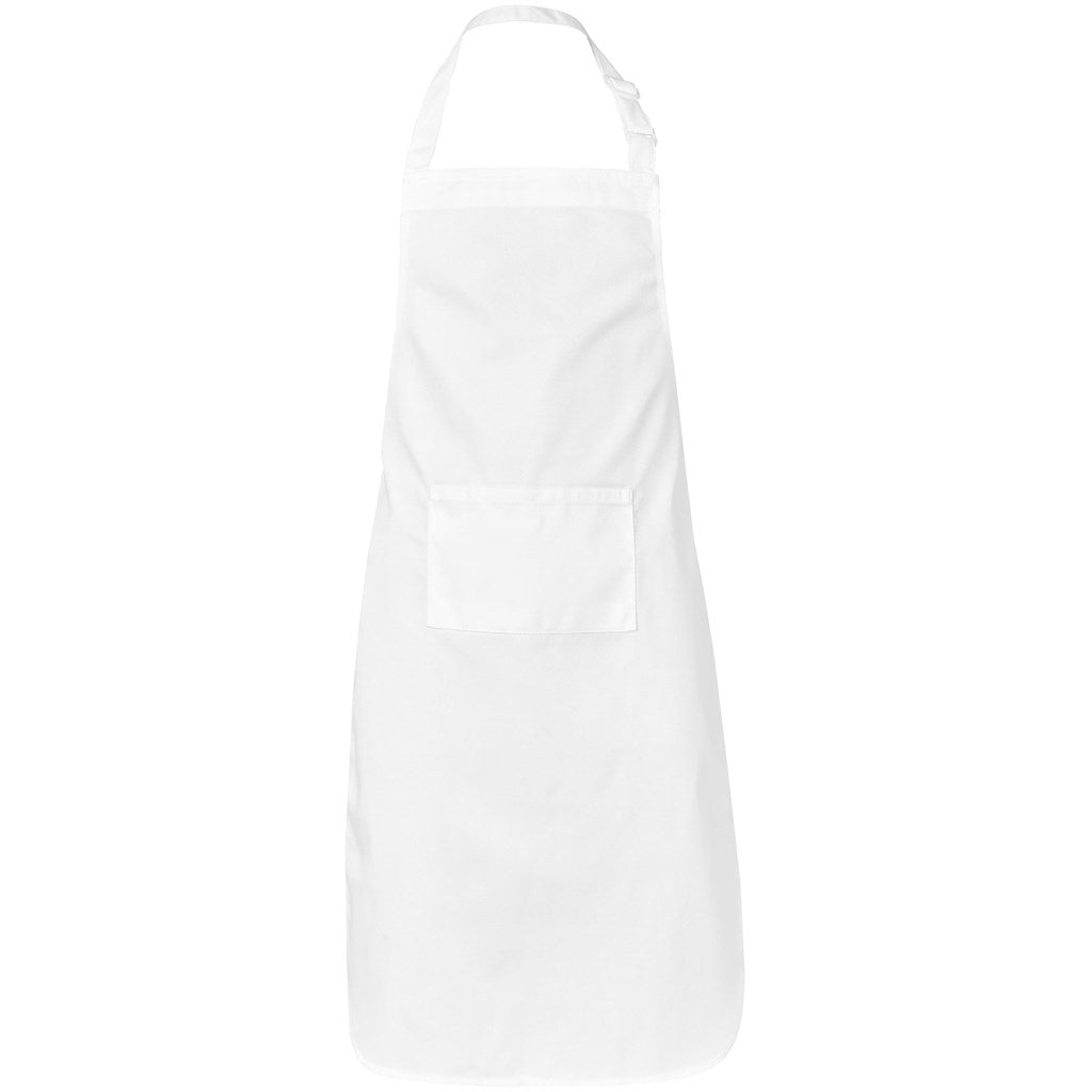 Kids Trickle Bib Apron WHITE