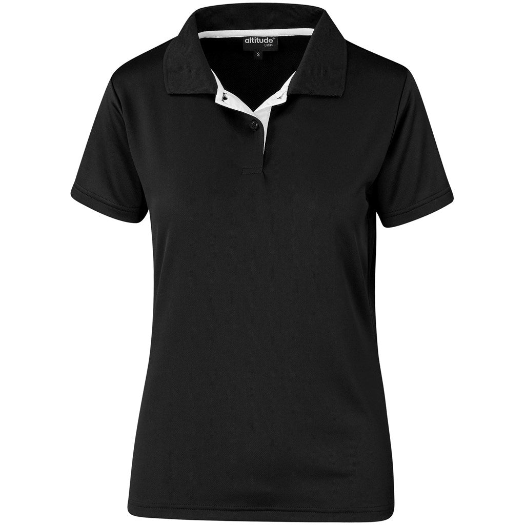 Ladies Tournament Golf Shirt BLACK