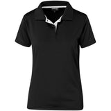 Ladies Tournament Golf Shirt BLACK