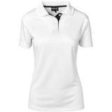Ladies Tournament Golf Shirt WHITE