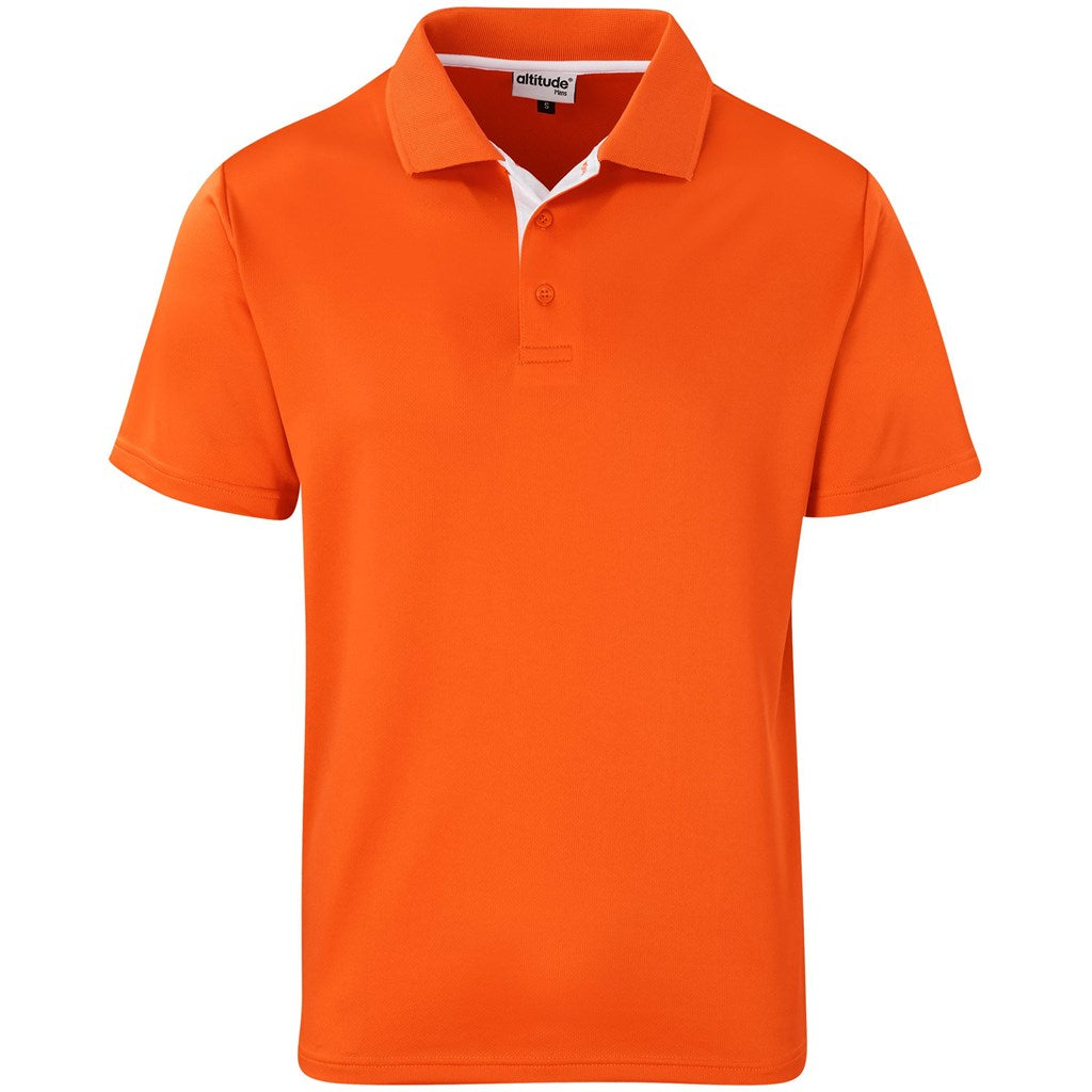 Mens Tournament Golf Shirt ORANGE
