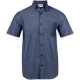Mens Short Sleeve Viscount Shirt - Navy NAVY