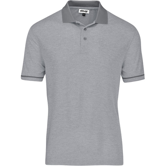 Mens Verge Golf Shirt - Light Grey Light Grey