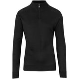 Mens 1/4 Zip Waverley Jersey BLACK