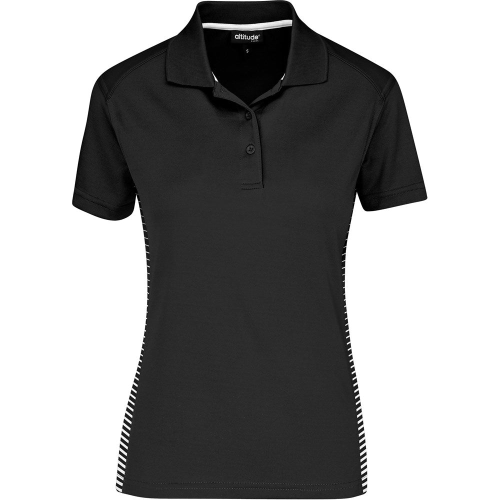 Ladies Zeus Golf Shirt BLACK