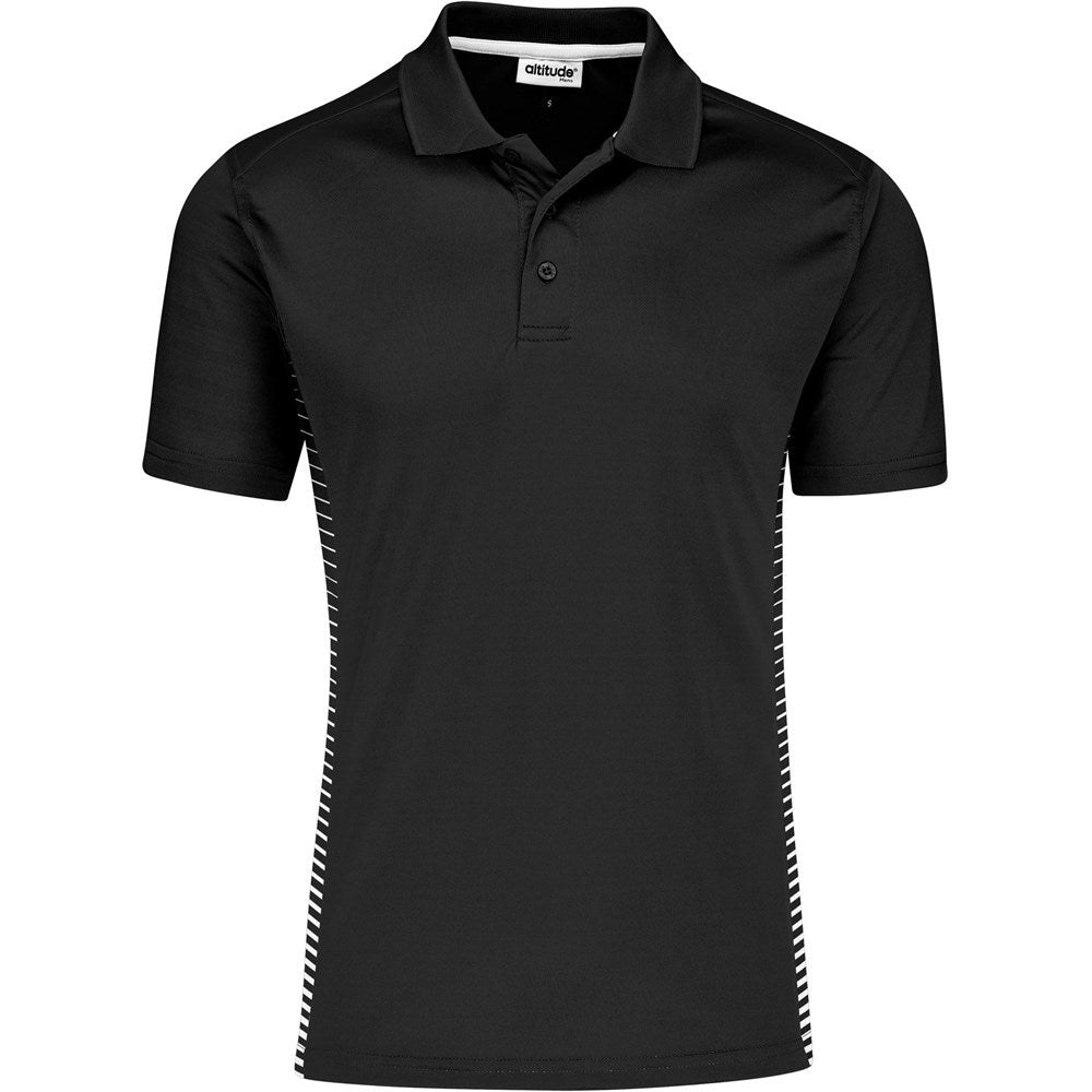 Mens Zeus Golf Shirt BLACK