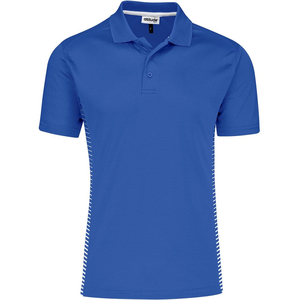 Mens Zeus Golf Shirt BLUE