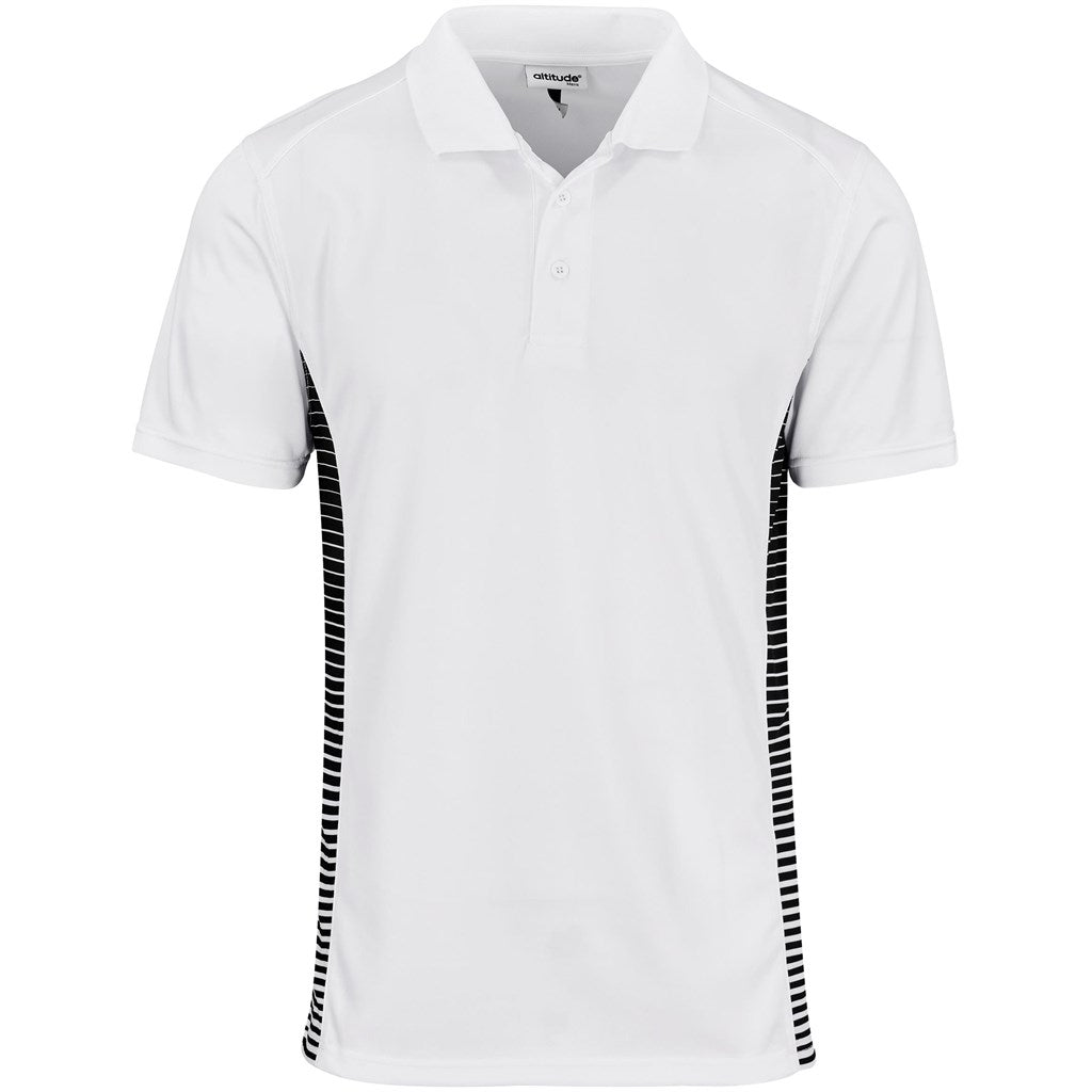 Mens Zeus Golf Shirt WHITE