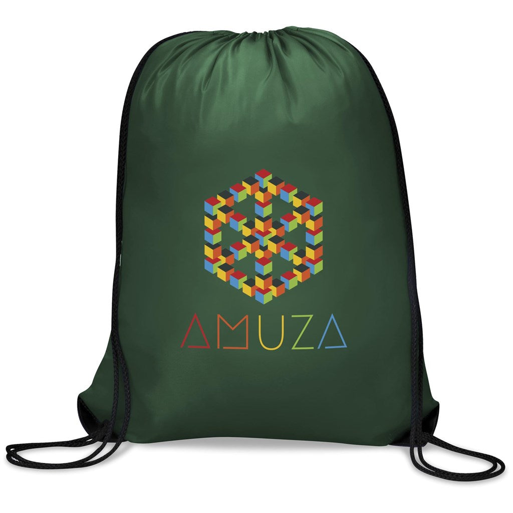 Symphony 210D Drawstring Bag DARK GREEN