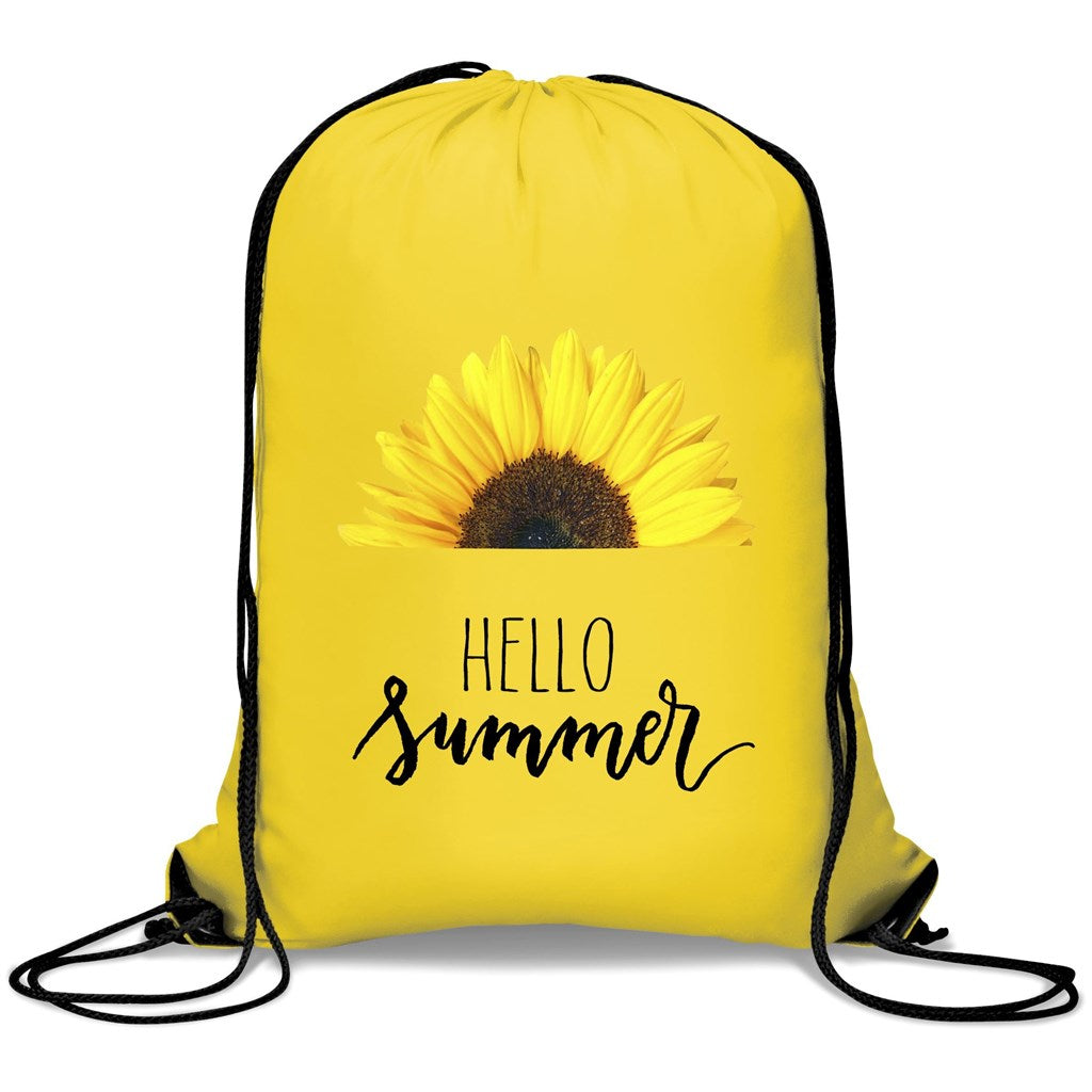 Symphony 210D Drawstring Bag YELLOW