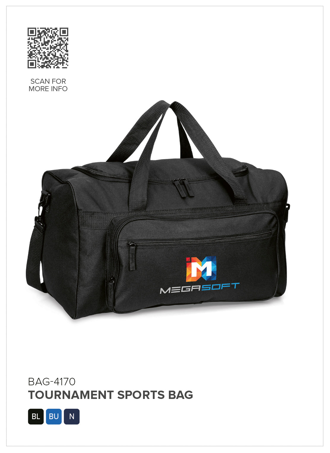Tournament Sports Bag - Blue
