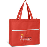 Brighton Non-Woven Shopper RED