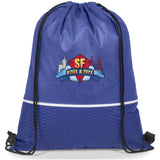 Brighton Non-Woven Drawstring Bag BLUE