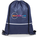 Brighton Non-Woven Drawstring Bag NAVY
