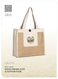 Okiyo Hikari Jute & Cotton Tote