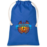Altitude Allsorts Midi Cotton Drawstring Pouch - Blue Default Title BLUE