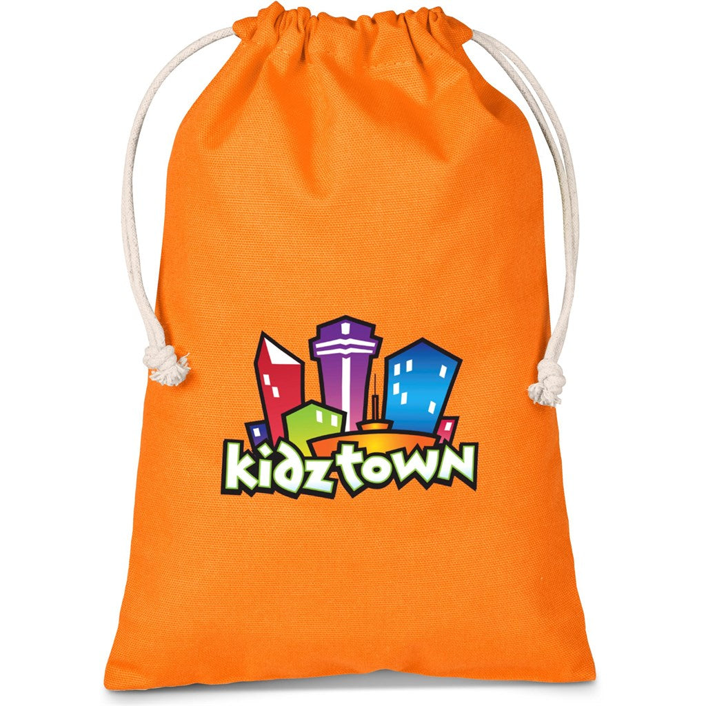 Altitude Allsorts Midi Cotton Drawstring Pouch - Orange Default Title ORANGE