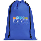 Quando Non-Woven Drawstring Pouch BLUE