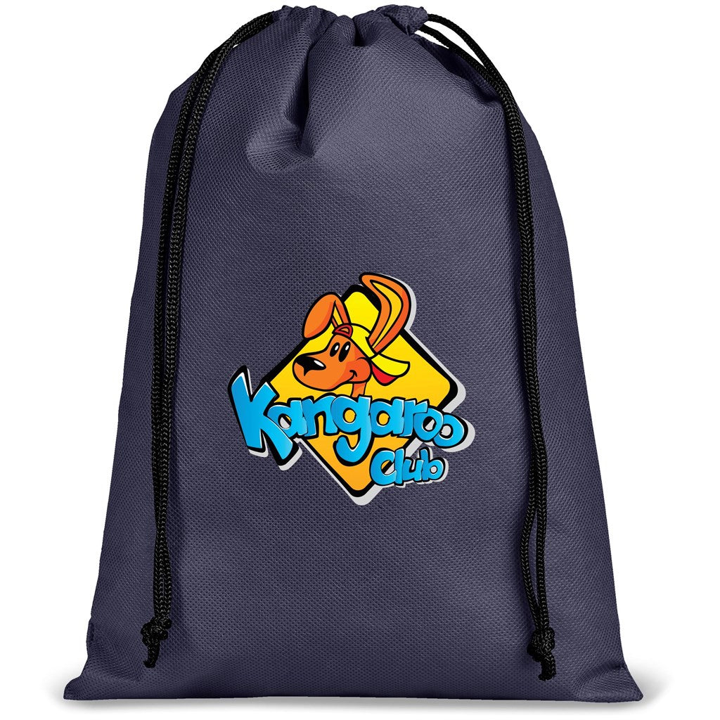 Quando Non-Woven Drawstring Pouch NAVY
