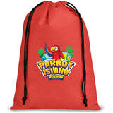 Quando Non-Woven Drawstring Pouch RED