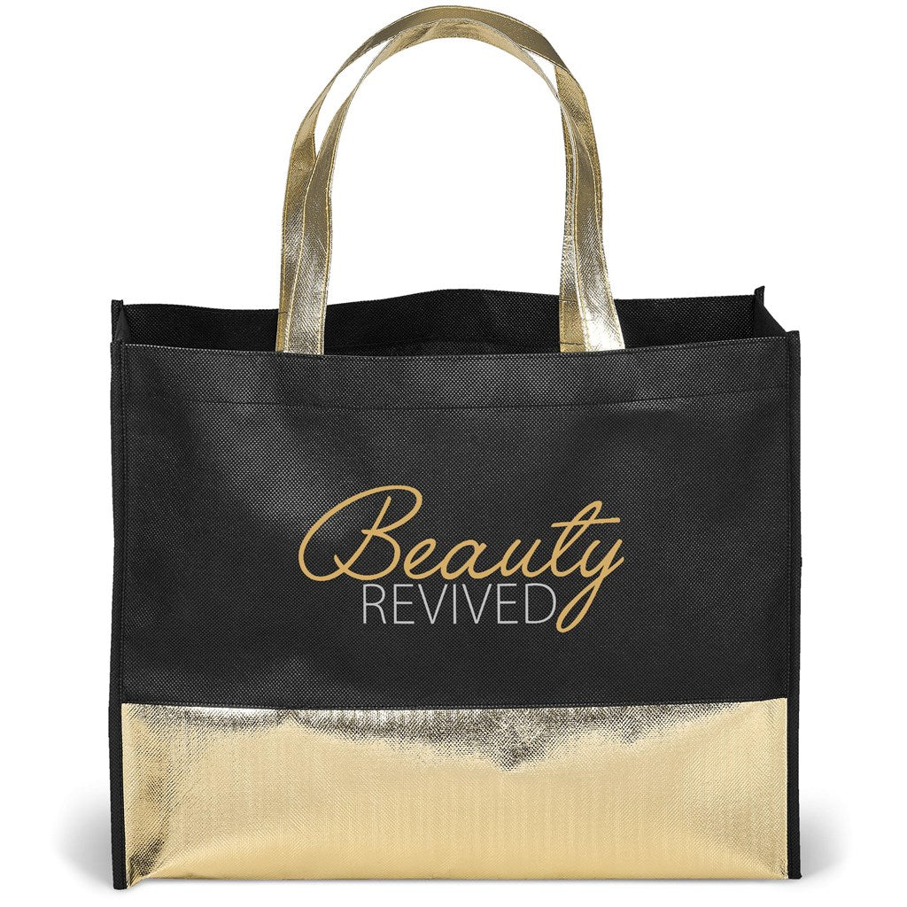 Burlesque Non-Woven Shopper GOLD