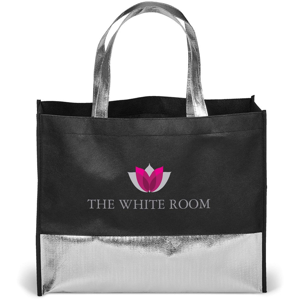 Burlesque Non-Woven Shopper SILVER