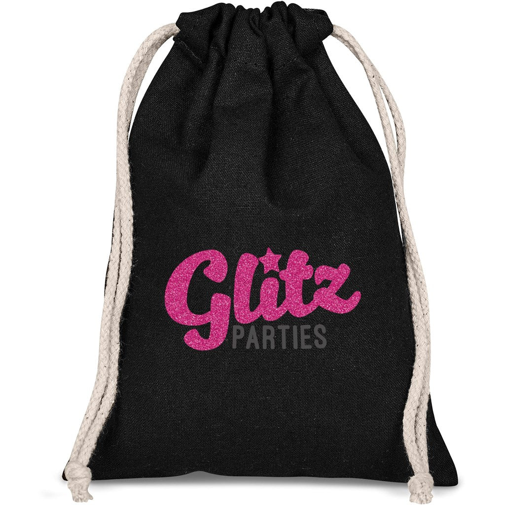 Altitude Allsorts Mini Cotton Drawstring Pouch Default Title BLACK