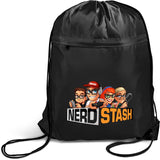 Northstar 210D Drawstring Bag BLACK