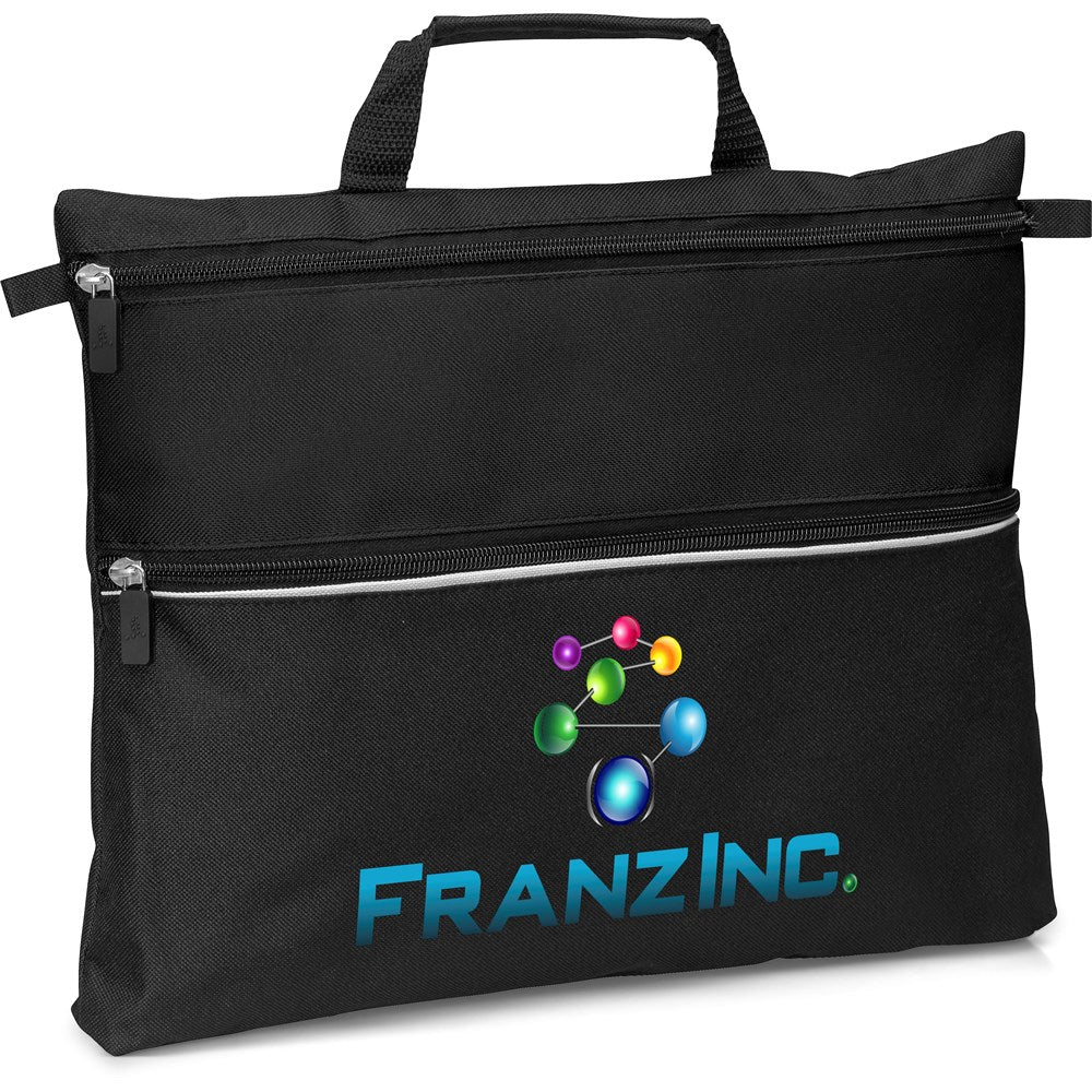 Graffiti Document Bag BLACK