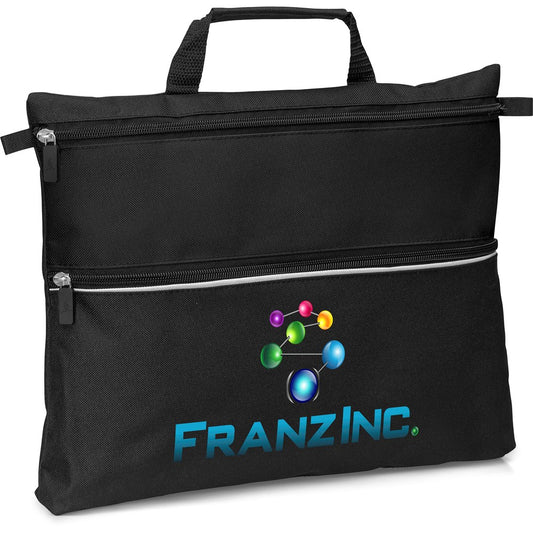 Graffiti Document Bag BLACK