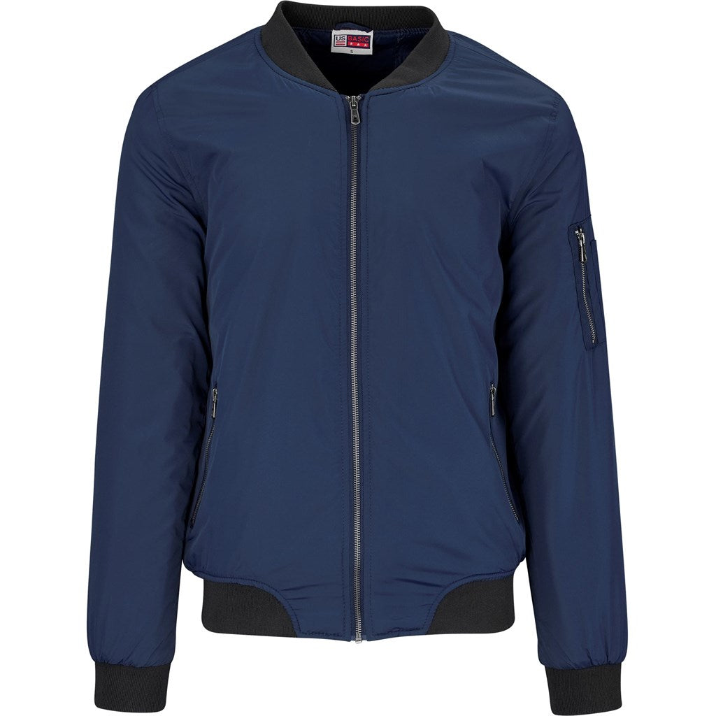 Mens Crusader Bomber Jacket - Navy NAVY