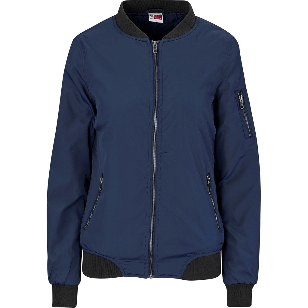 Ladies Crusader Bomber Jacket - Navy NAVY
