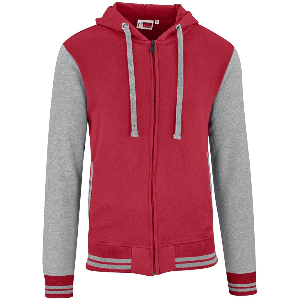 Mens Princeton Hooded Sweater - Red RED