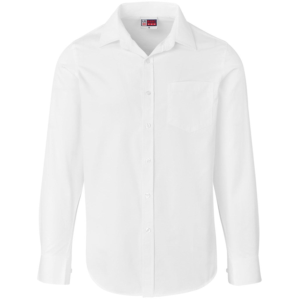 Mens Long Sleeve Carolina Shirt WHITE