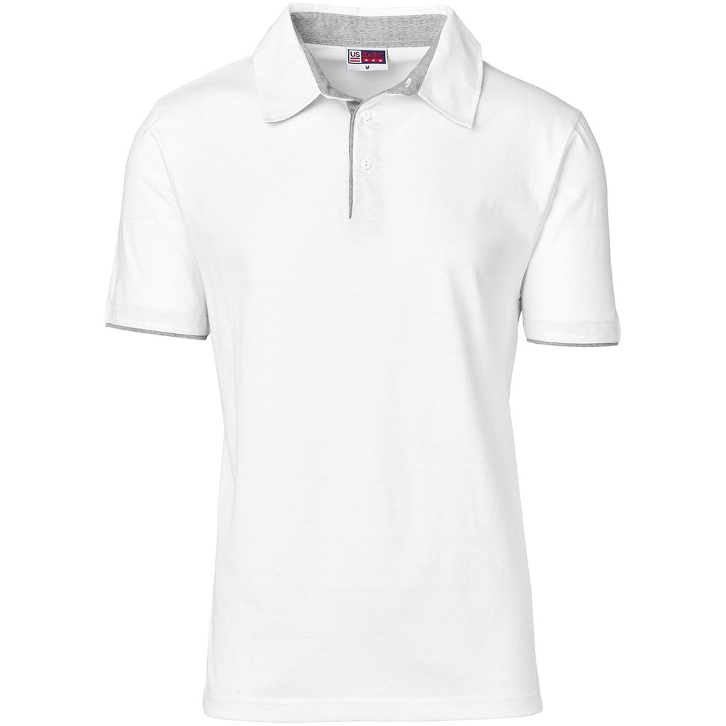 Mens Delta Golf Shirt WHITE