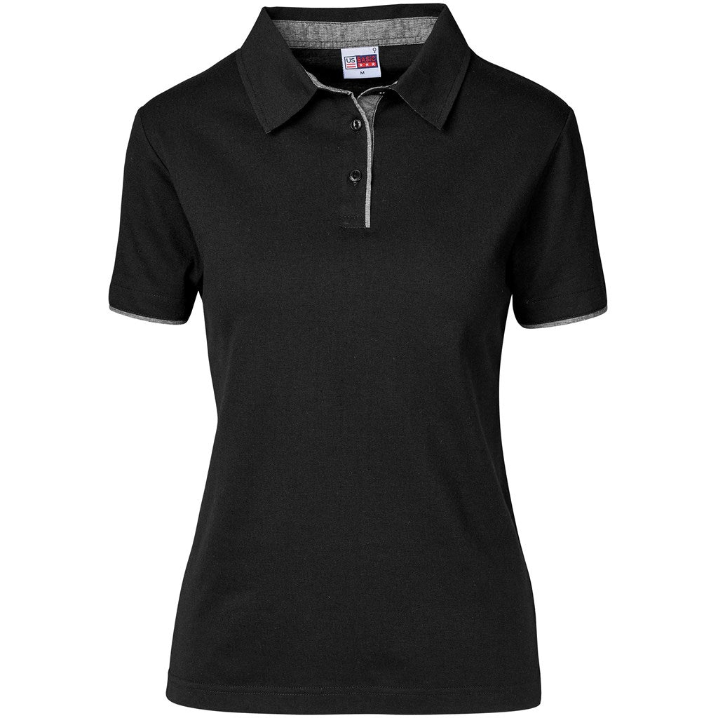 Ladies Delta Golf Shirt BLACK