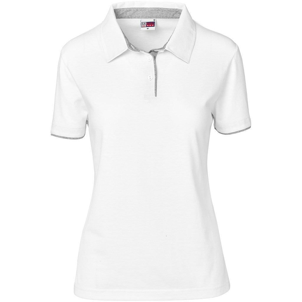 Ladies Delta Golf Shirt WHITE