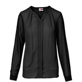 Ladies Long Sleeve Zenobia Blouse BLACK