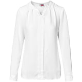 Ladies Long Sleeve Zenobia Blouse WHITE