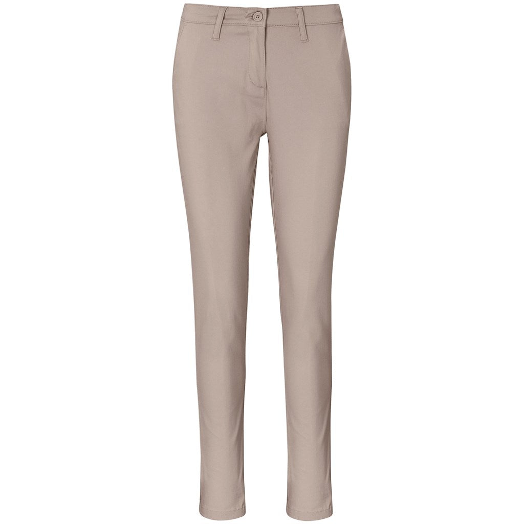 Ladies Superb Stretch Chino Pants STONE