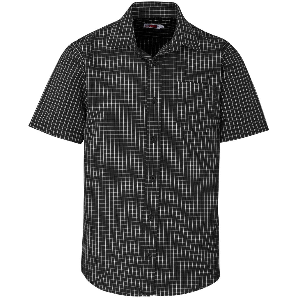 Mens Short Sleeve Aston Shirt BLACK