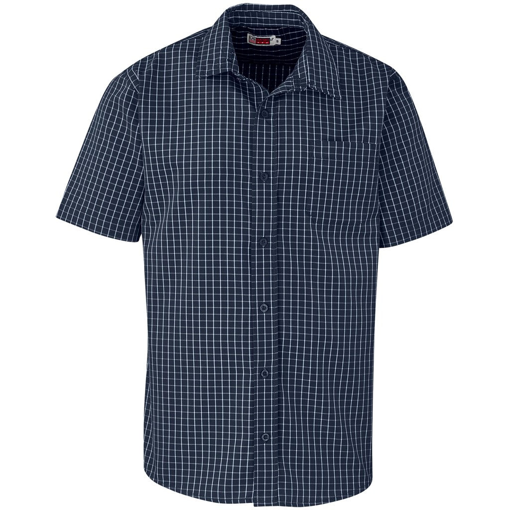 Mens Short Sleeve Aston Shirt NAVY