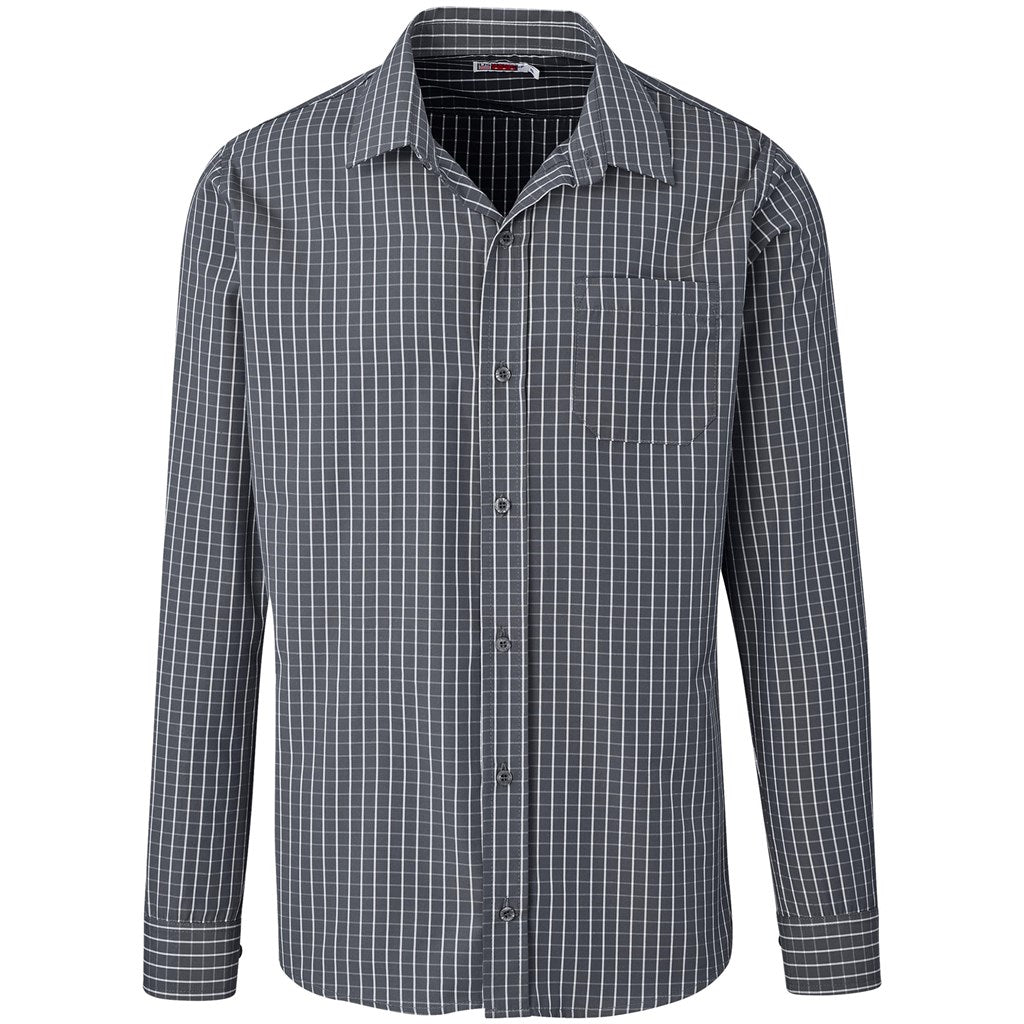 Men Long Sleeve Aston Shirt GREY
